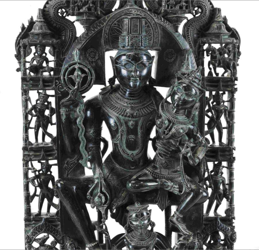 Steles (Vishnu and Laksmi on Garuda)