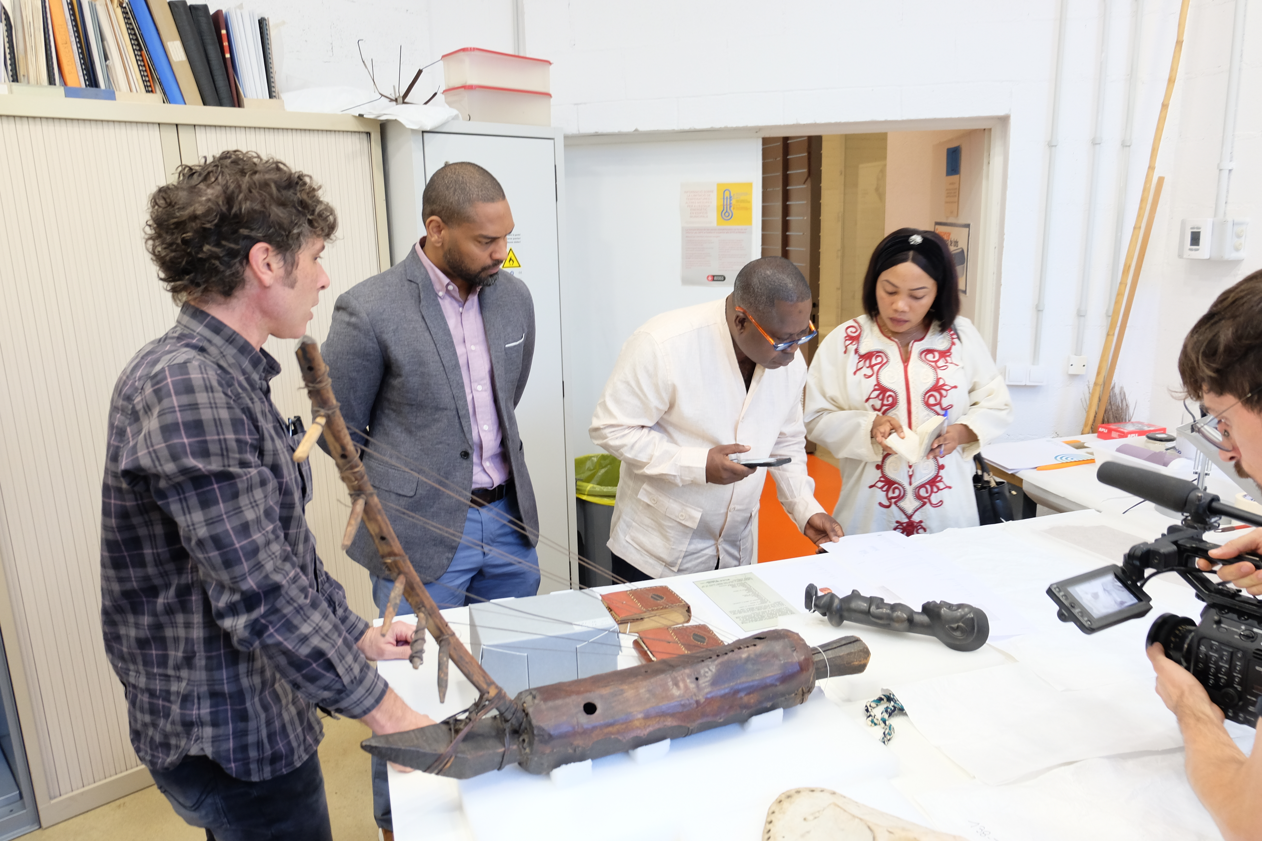 Delegació del Consejo de Investigaciones Científicas y Tecnológicas (CICTE) de Guinea Equatorial en la visita