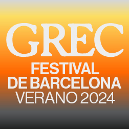 Baner con el texto: Grec Festival de Barcelona Verano 2024