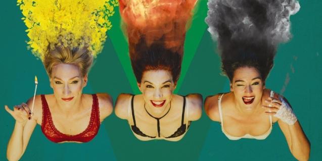 Imagen promocional de la obra de teatro musical Akelarre