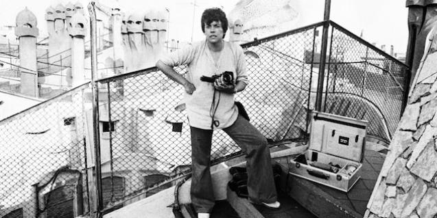 A frame from the film