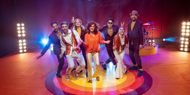 Dàmaris Gelabert i la seva banda.