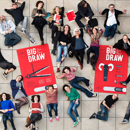 Presentació del Big Draw Barcelona 2014