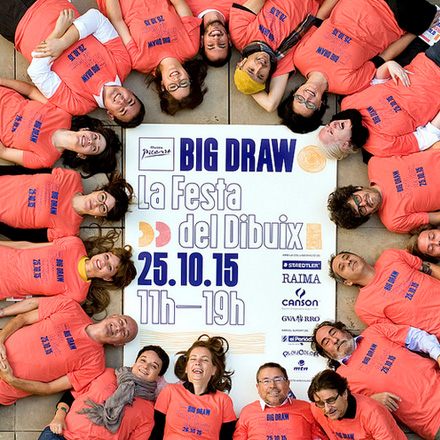 Presentació del Big Draw Barcelona 2015