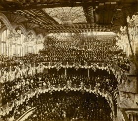 Concert inaugural del Palau de la Música Catalana, el 9 de febrer de 1908.