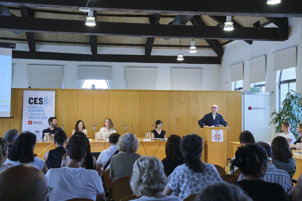Vista general Jornada presentació de l'informe La situació de les dones en el mercat laboral de Barcelona