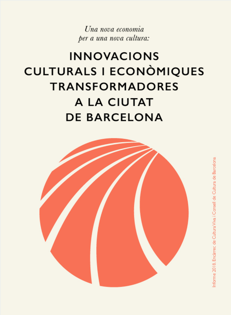 Portada de la publicació Innovacions culturals i econòmiques transformadores a la ciutat de Barcelona