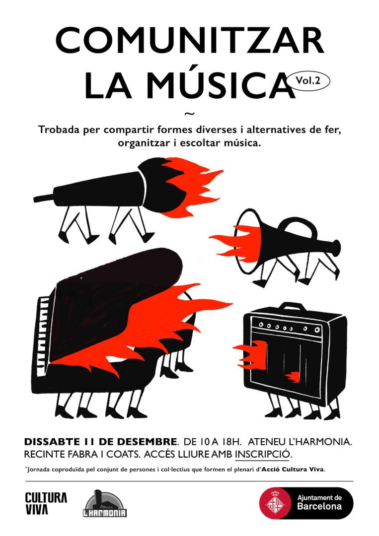 Cartell Comunitzar La Música Vol.2