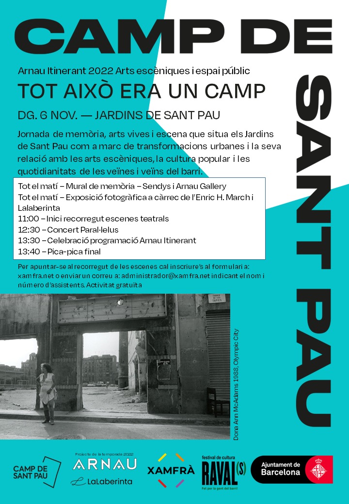 Cartell Jornada ‘TOT AIXÒ ERA UN CAMP’