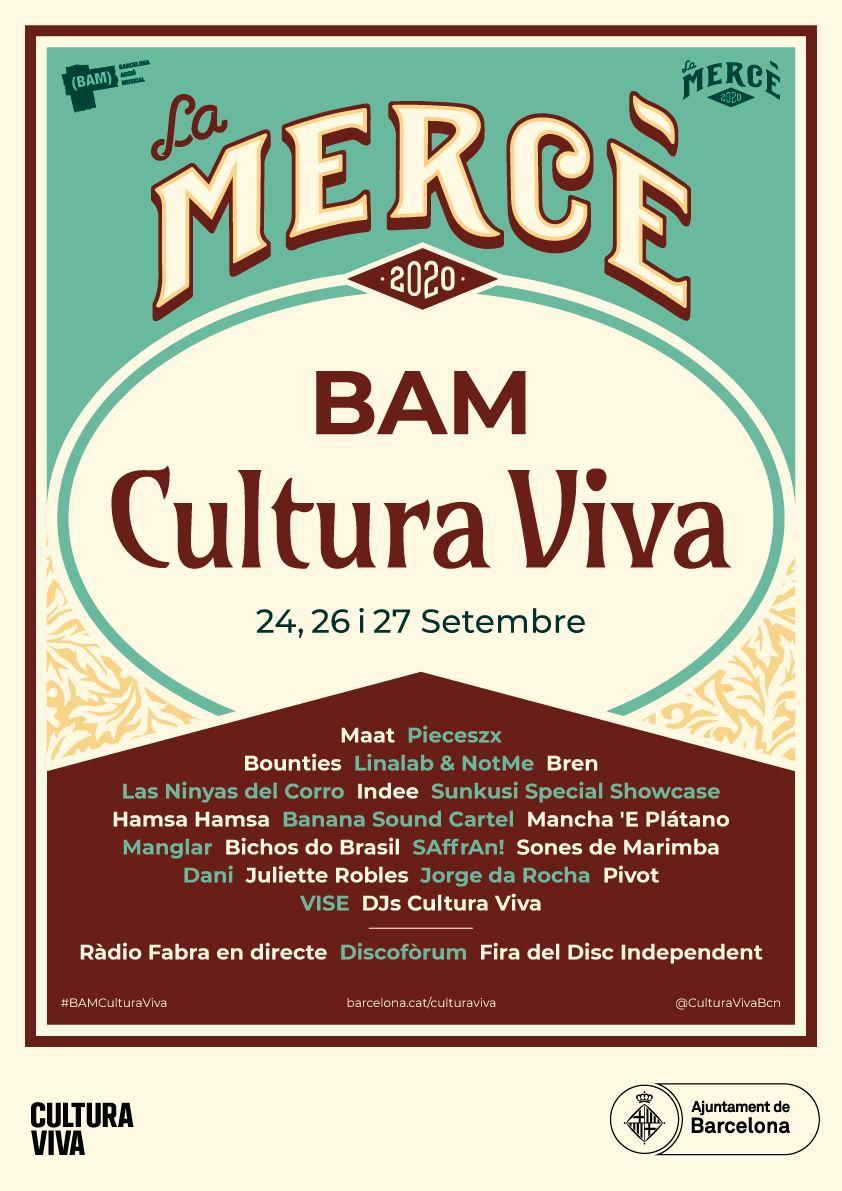 Cartell BAM Cultura Viva 2020