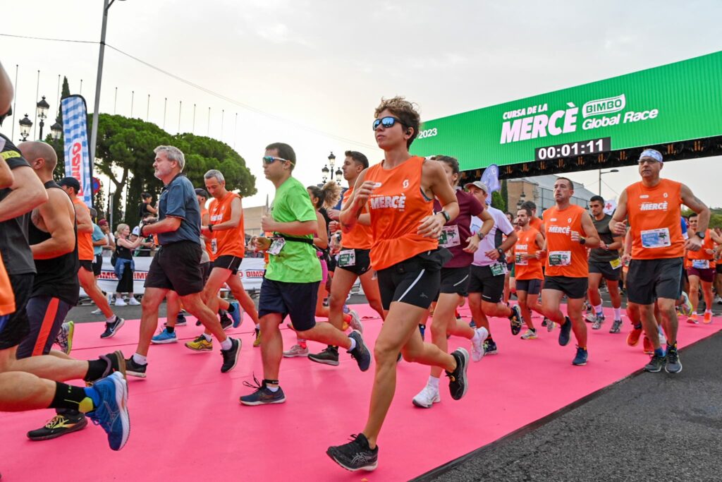 La 45a Edición de la Cursa de la Mercè Bimbo Global Race llenó Barcelona de solidaridad, inclusión y deporte