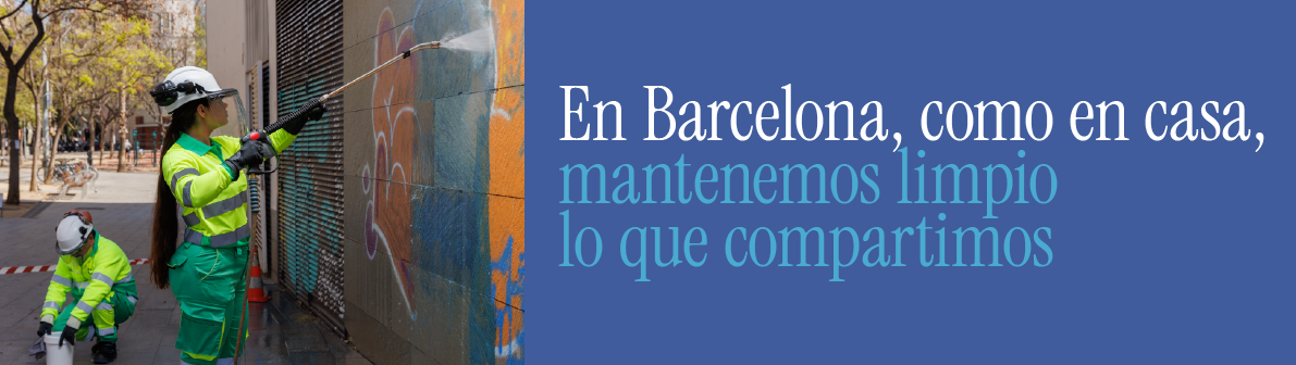 En Barcelona, como en casa, mantenemos limpio lo que comapartimos. Sanciones de hasta 600 euros para combatir el incivismo.