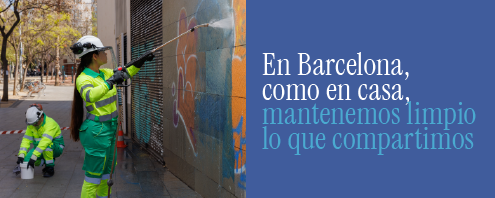 En Barcelona, como en casa, mantenemos limpio lo que compartimos. Sanciones de hasta 600 euros para combatir el incivismo.