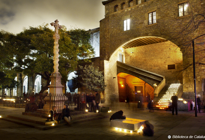 Jardins de Rubió i Lluch © Biblioteca de Catalunya. Oriol Miralles