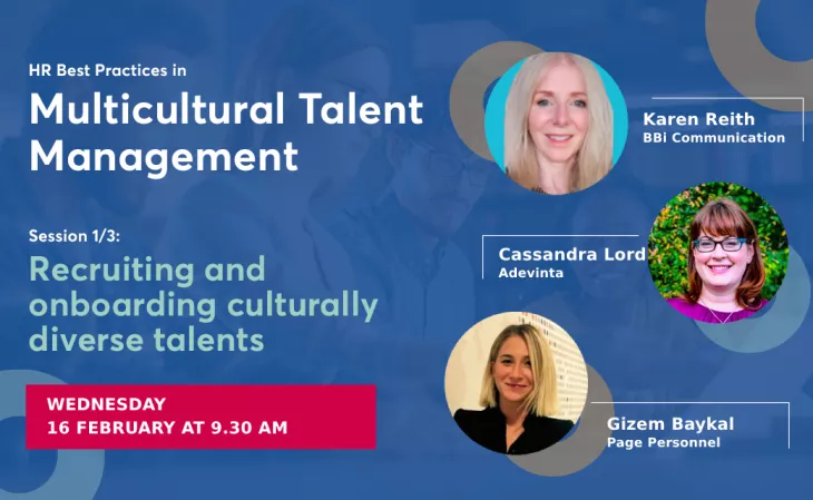 Multicultural Talent Management: Recruiting and onboarding culturally diverse talent