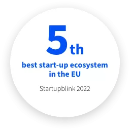 5th best srat-up ecosystem in the EU