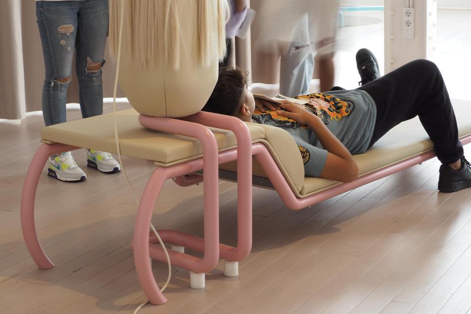 Alumne de l'Institut Puigvert durant el procés "Exposem una expo"