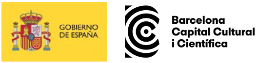 Gobierno de España i Barcelona Capital Cultural i Científica