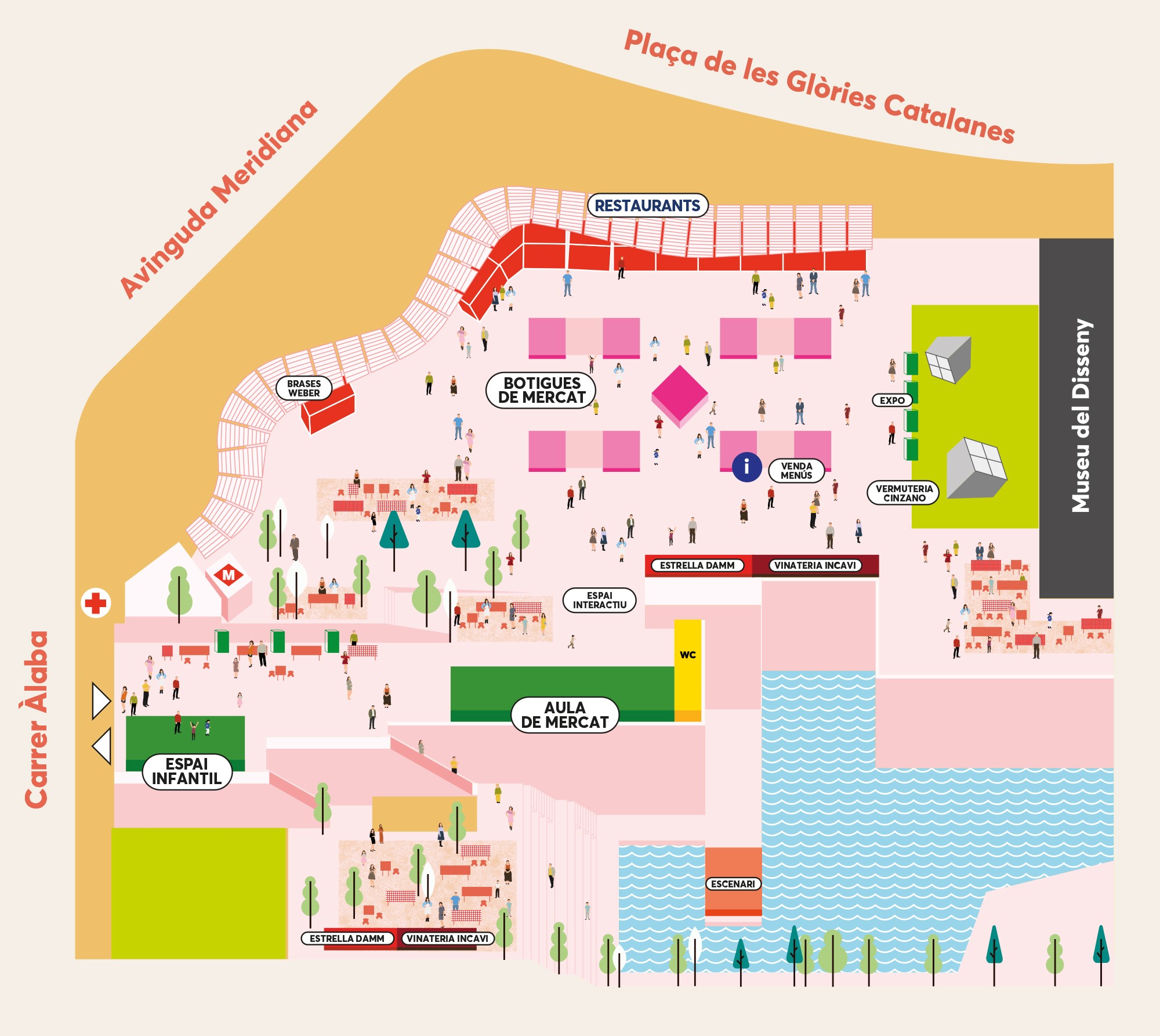 Mapa Mercat de Mercats 2022