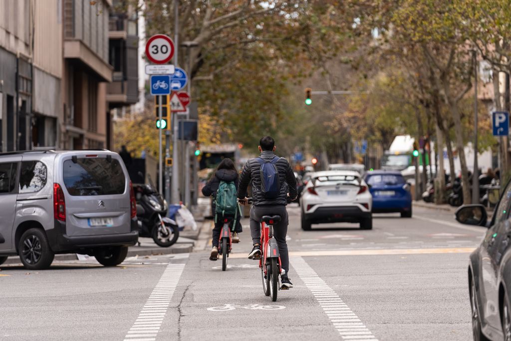 carrer barcelona bici