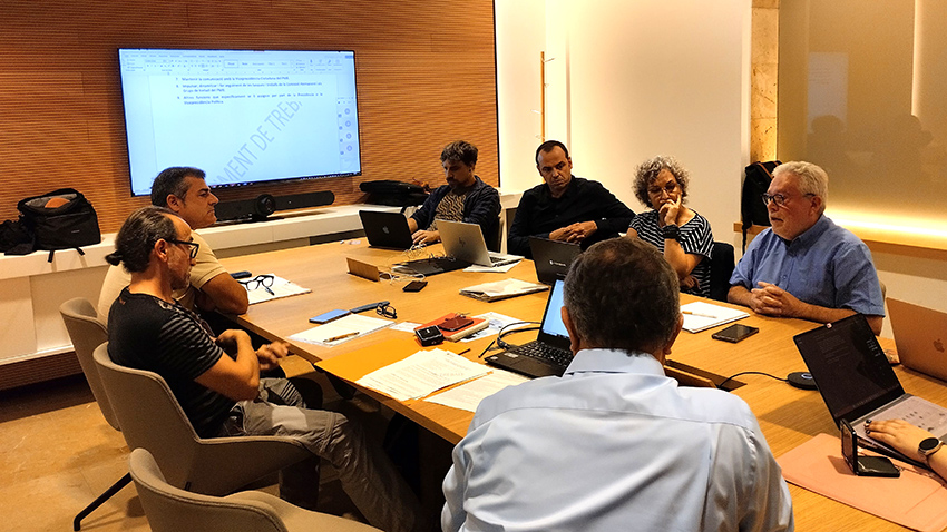 Sessió de la Comissió permanent