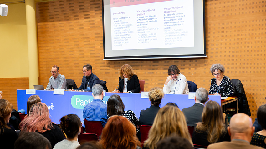 Sesión Plenaria del Pacto por la Movilidad