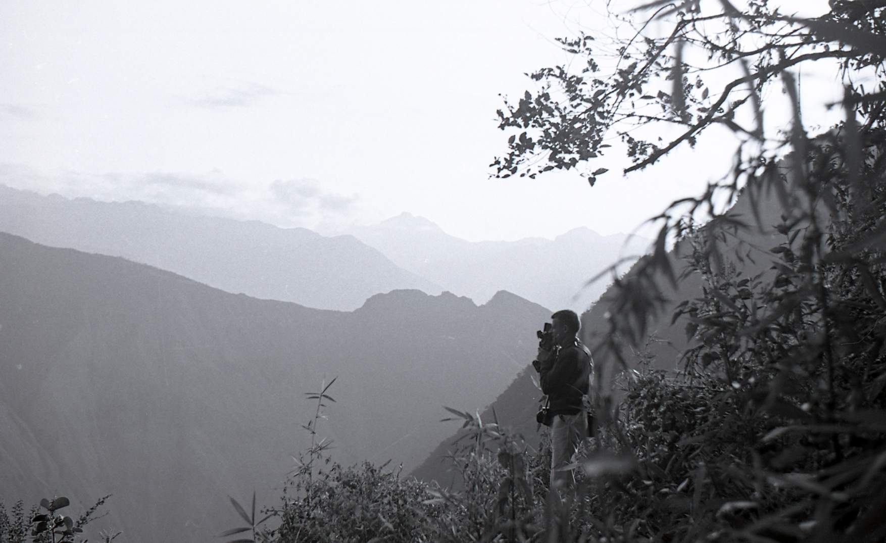 Eudald Serra. Vista general des de Machupicchu, Perú.