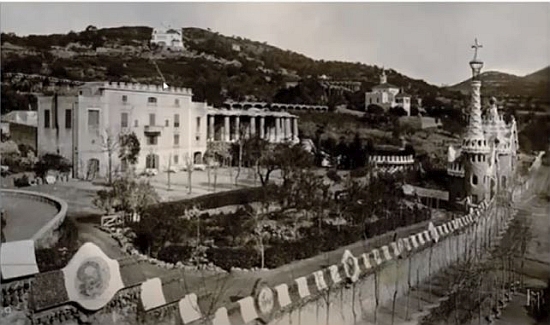 Casa Larrard abans de la reforma de Gaudí, c.1909. MUHBA