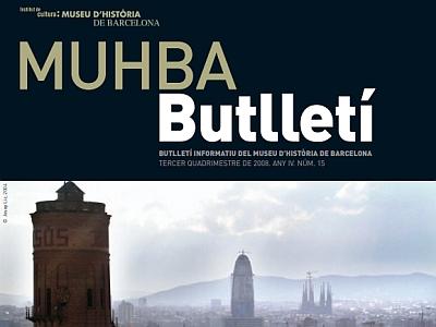 Fragment portada 'Butlletí MUHBA número 15'