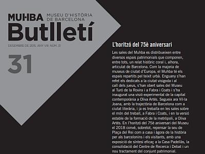 Fragment portada 'Butlletí MUHBA número 31'