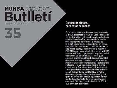 Fragment portada 'Butlletí MUHBA número 35'