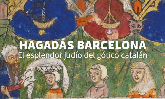 Fragmento portada 'HAGADÁS BARCELONA. El esplendor judío del gótico catalán'