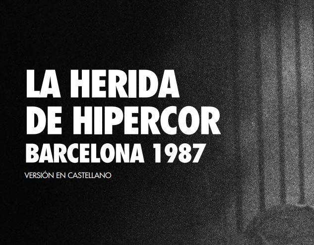 Fragment portada 'La herida de Hipercor. Barcelona 1987'