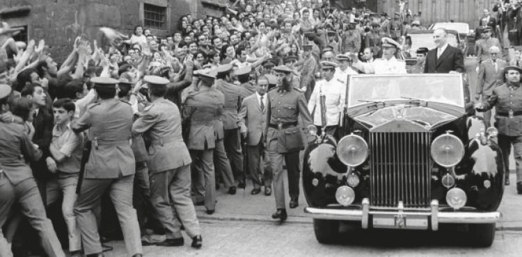 El cap d’Estat Francisco Franco visita Barcelona, 18-06-1970. AFB, Pérez de Rozas