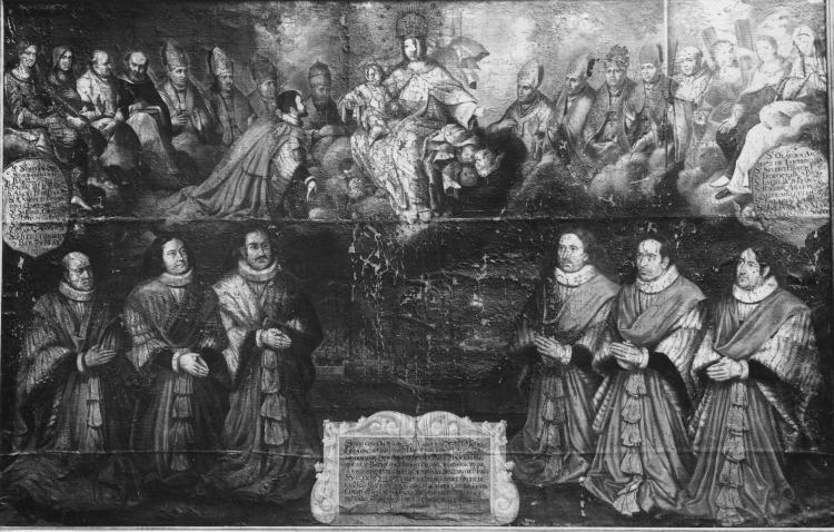 nònim.Anònim. La Verge de la Merced amb els consellers. MNAC7MAC 113295. C.1690