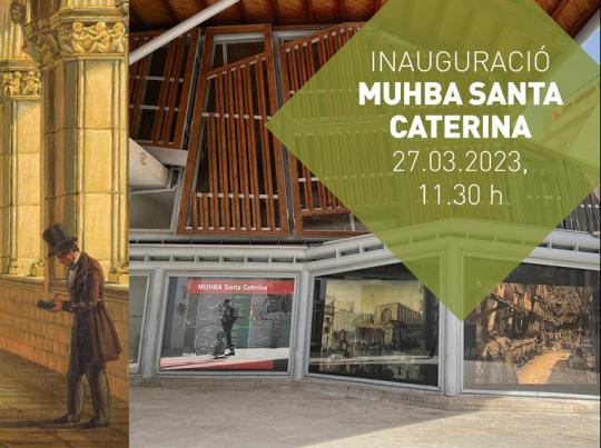 Inauguració de la reforma de l'espai patrimonial i de la museografia de MUHBA Santa Caterina