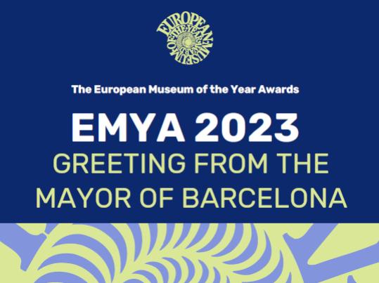 Salutació de l'alcaldessa de Barcelona a l'EMYA