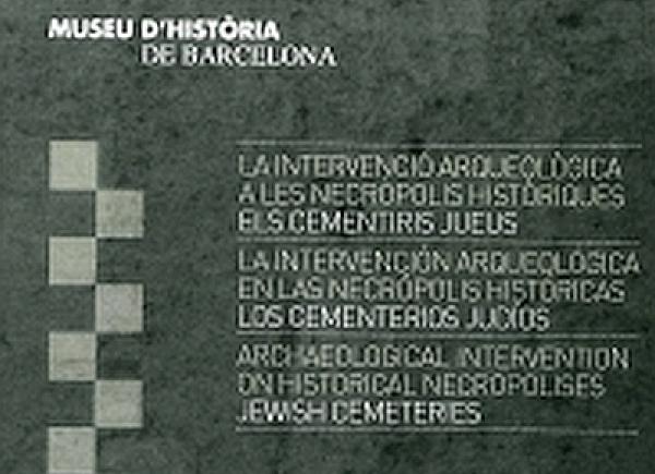 Fragment portada 'La intervenció arqueològica a les necròpolis històriques. Els cementiris jueus'