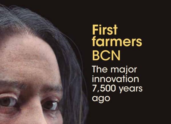 Cover fragment 'First farmers/Bcn. The major innovation 7,500 years ago'