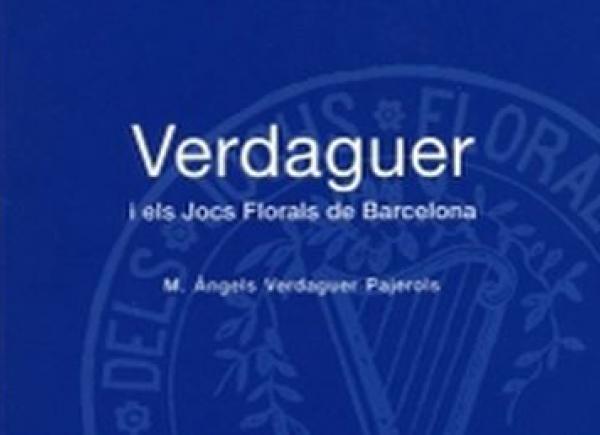 Fragment portada 'Verdaguer i els Jocs Florals de Barcelona'
