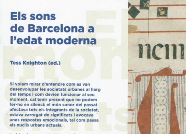 Fragment portada 'Els sons de Barcelona a l’Edat Moderna' 