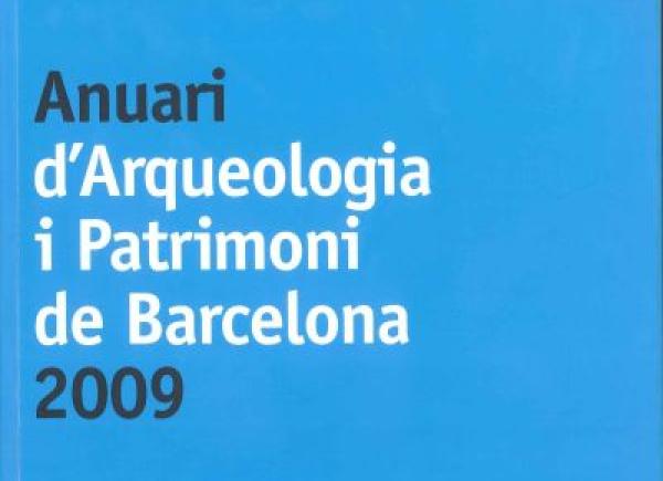 Portada 'Anuari d'arqueologia i patrimoni de Barcelona 2009. [Diversos autors]'