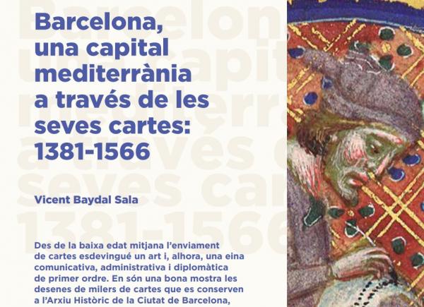Fragment portada 'Barcelona, una capital mediterrània a través de les seves cartes: 1381-1566'