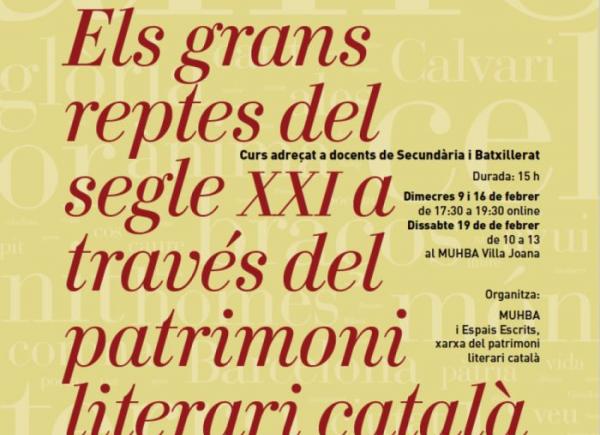 Els grans reptes del segle XXI a través del patrimoni literari català