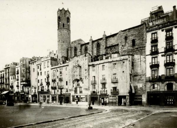 Carrer Tapineria, 1910. © Arxiu Fotogràfic de Barcelona (autor: Josep Brangulí)
