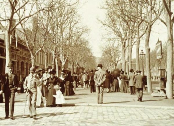 Passeig de Gràcia, 1902. © Arxiu Fotogràfic de Barcelona