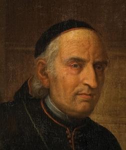 Pintura sobre tela del Obispo Eustaquio de Azara Perera