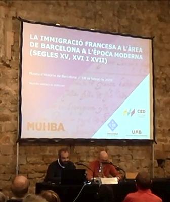 Img sessió 'La immigració francesa a l’àrea de Barcelona a l’època moderna (segles XV, XVI i XVII)'