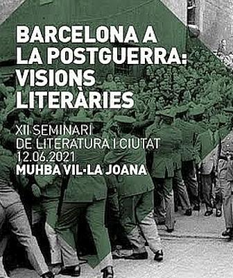 Cartell 'Barcelona a la postguerra: visions literàries'