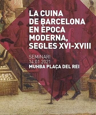 Cartell 'La cuina de Barcelona en època moderna, segles XVI-XVIII'.
